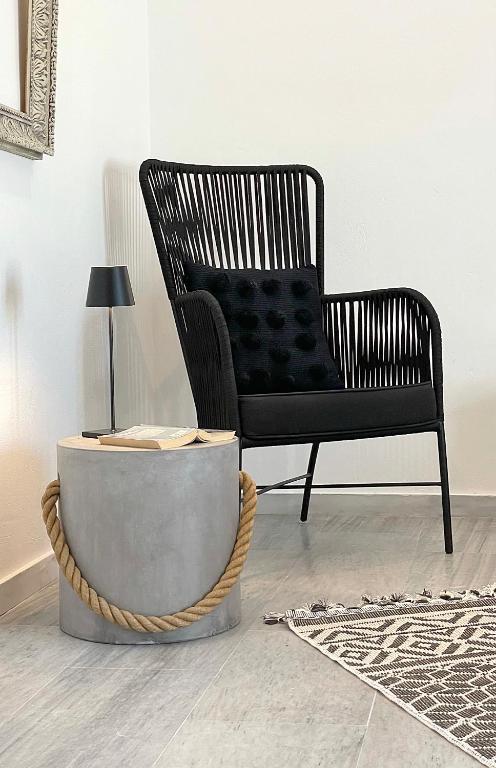Posezení v ubytování Hermoso Luxury Suites
