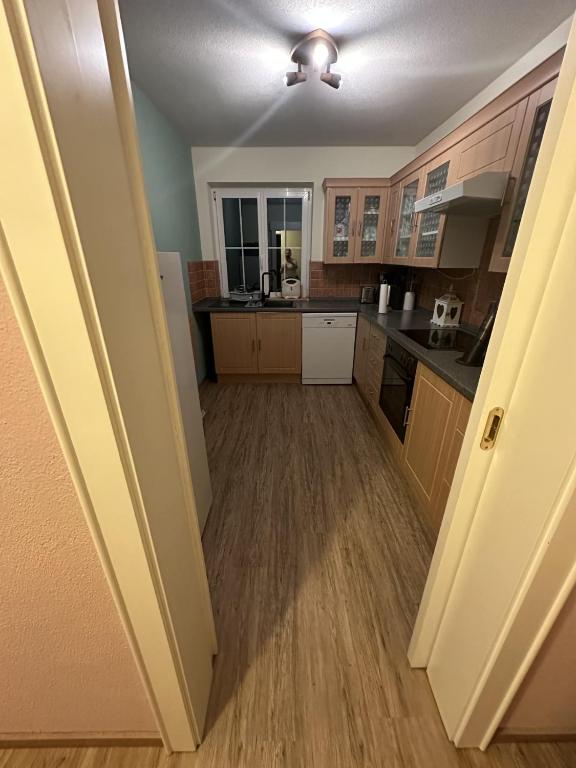 Kuchyň nebo kuchyňský kout v ubytování Haus Alpenruh