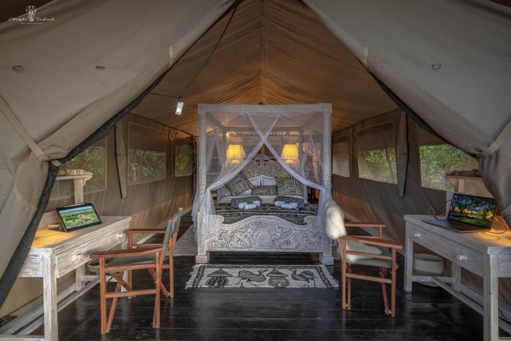 Letto o letti in una camera di Mara Major Camp