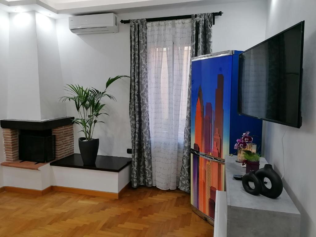 A television and/or entertainment centre at Il Melangolo