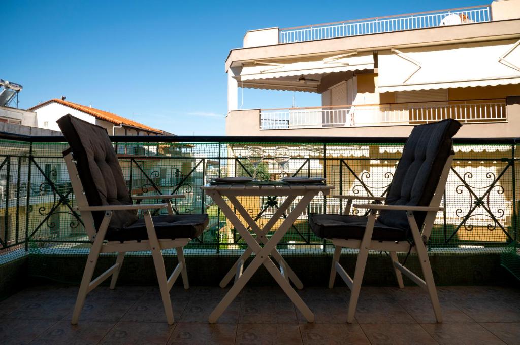 Balkón nebo terasa v ubytování Sirmar Seaview Apartment