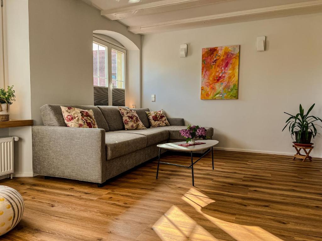 Posezení v ubytování Gästehaus Inselhof