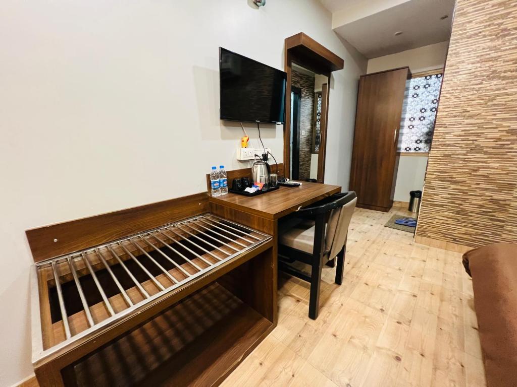 TV a/nebo společenská místnost v ubytování Hotel Sabera