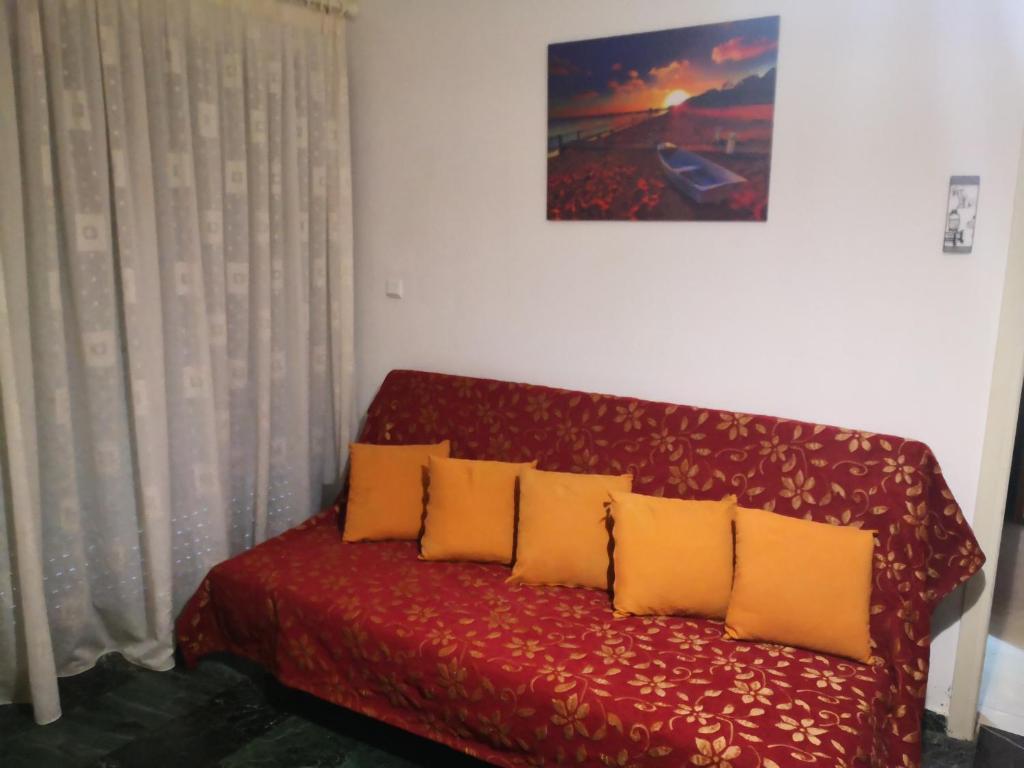 Posezení v ubytování kineta Sunny Beach