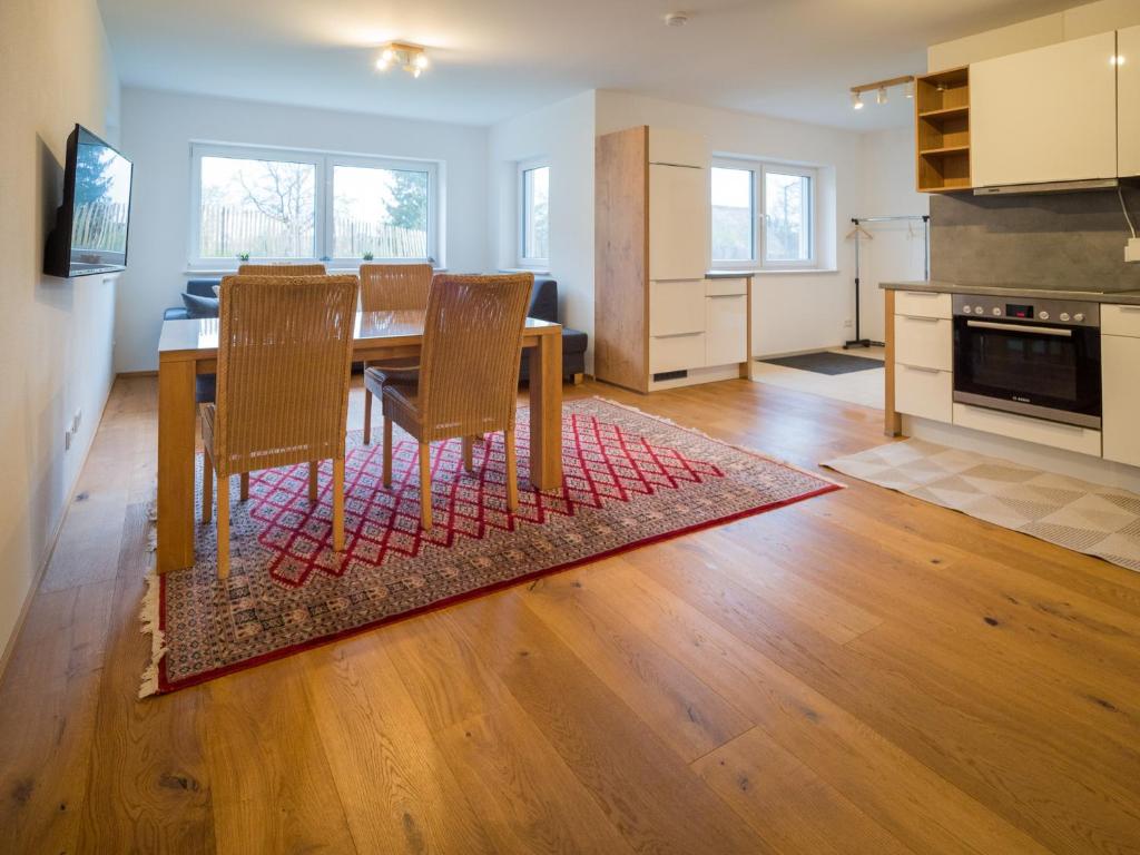 Kuchyň nebo kuchyňský kout v ubytování Ferienwohnung Winkler Abenberg