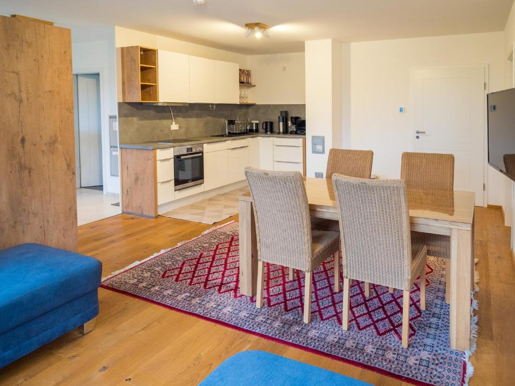 Kuchyň nebo kuchyňský kout v ubytování Ferienwohnung Winkler Abenberg