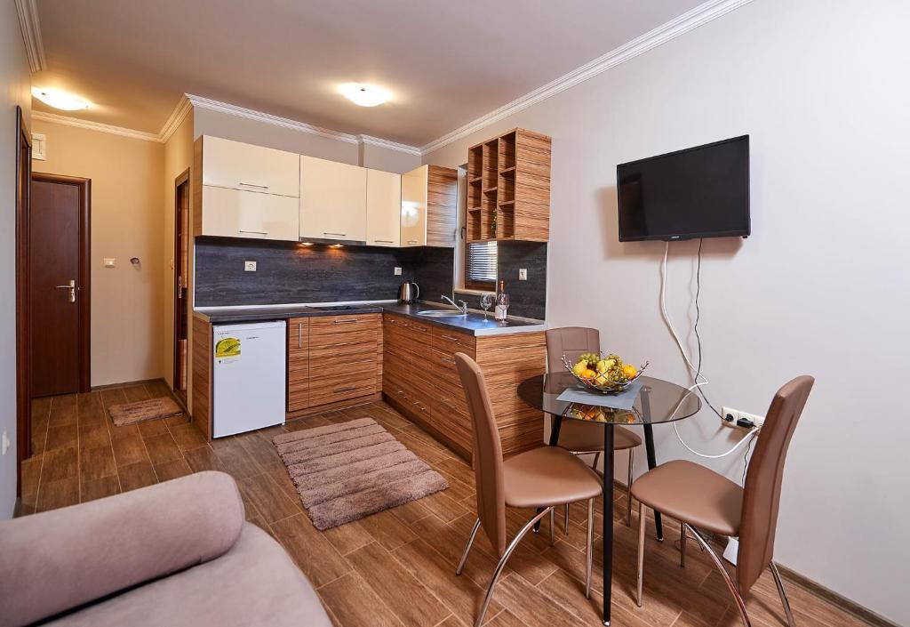 Kuchyň nebo kuchyňský kout v ubytování Bendita House