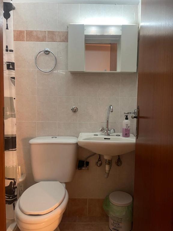 Koupelna v ubytování Pislis Rooms