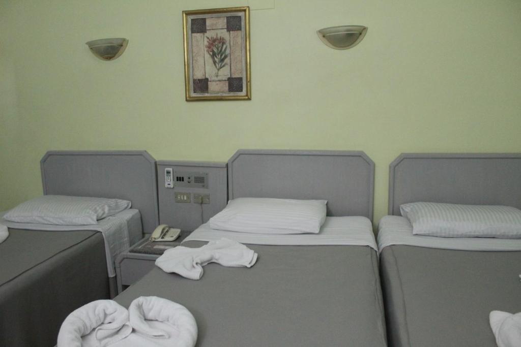 Postel nebo postele na pokoji v ubytování Emilio Hotel