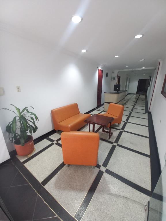 Posezení v ubytování HOSPEDAJE BOGOTA CENTRO