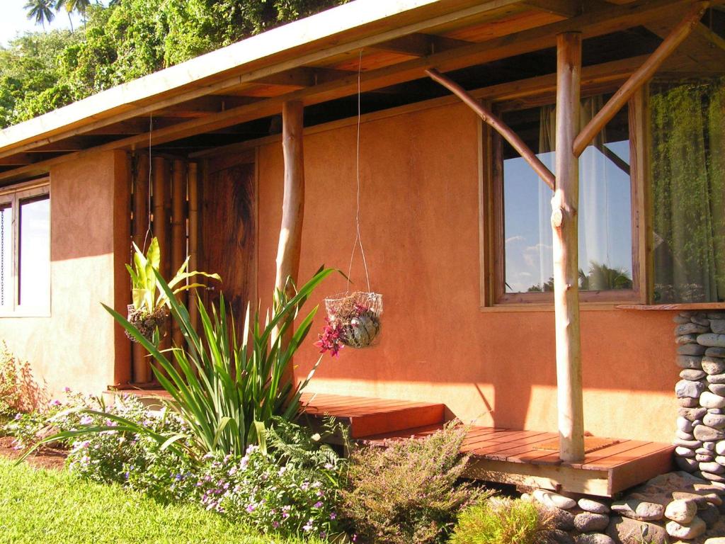 Zahrada ubytování Vanira Lodge