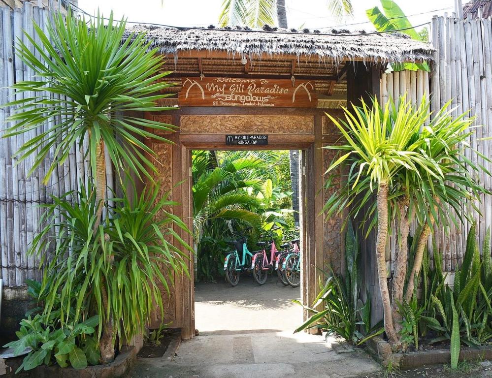 Zahrada ubytování My Gili Paradise