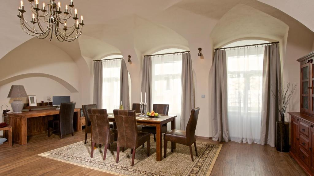 Posezení v ubytování Redfoxapartment Central