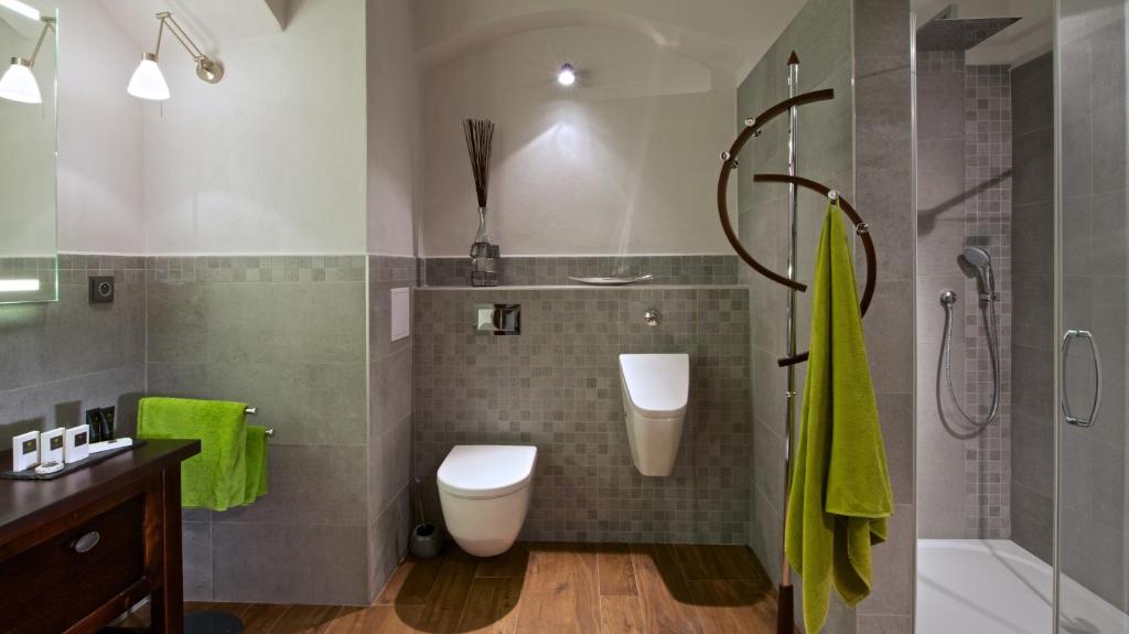 Koupelna v ubytování Redfoxapartment Central