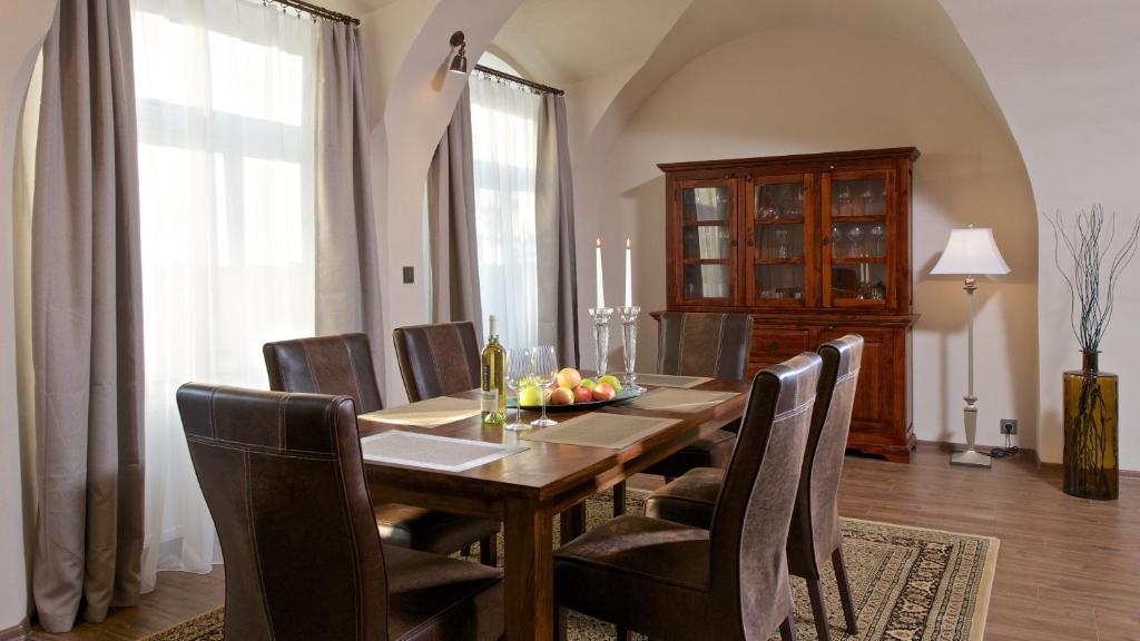 Posezení v ubytování Redfoxapartment Central