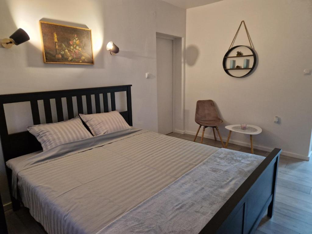 Postel nebo postele na pokoji v ubytování Apartment F.R.I.E.N.D.S