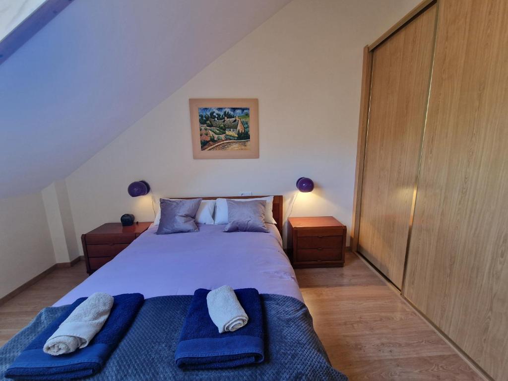 Postel nebo postele na pokoji v ubytování APARTAMENTO GABAS
