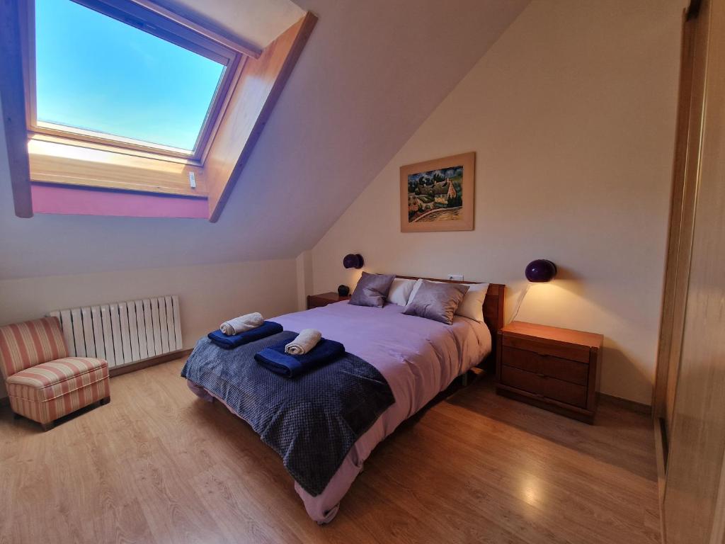 Postel nebo postele na pokoji v ubytování APARTAMENTO GABAS