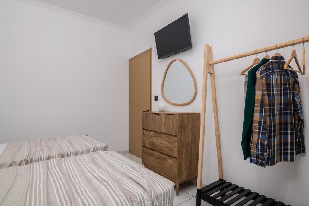 Postel nebo postele na pokoji v ubytování Swan Apartment 3