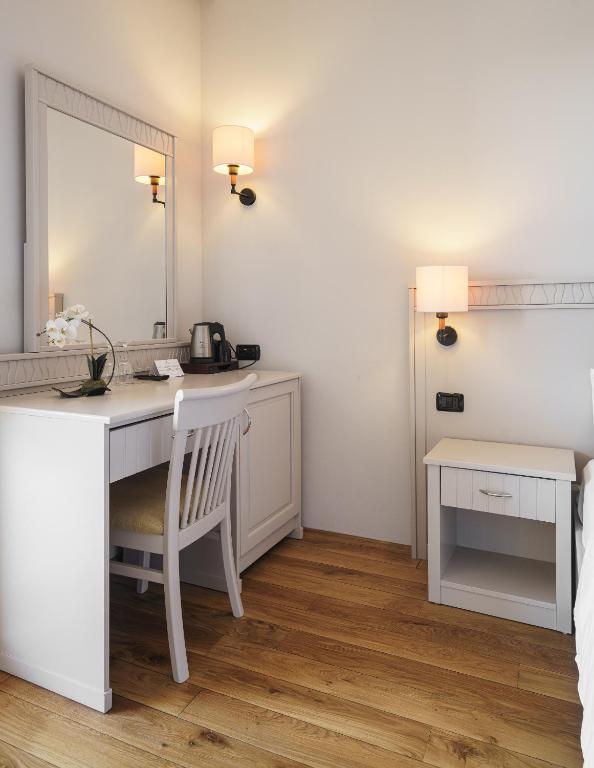Kuchyň nebo kuchyňský kout v ubytování Hotel Vrata Krke