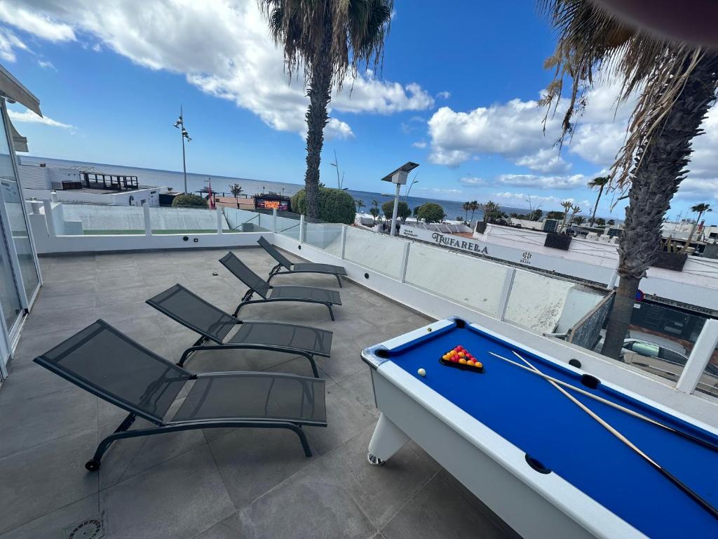 Swimmingpoolen hos eller tæt på Casa Volcano