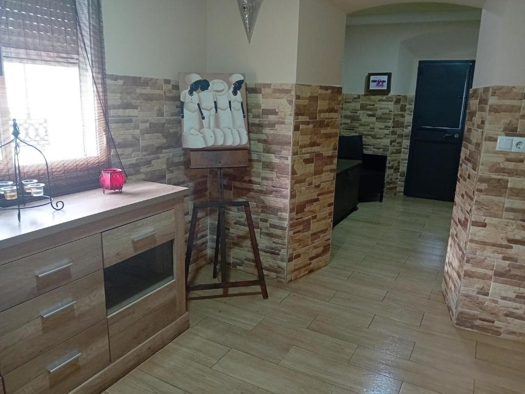 Η κουζίνα ή μικρή κουζίνα στο Villa Mina