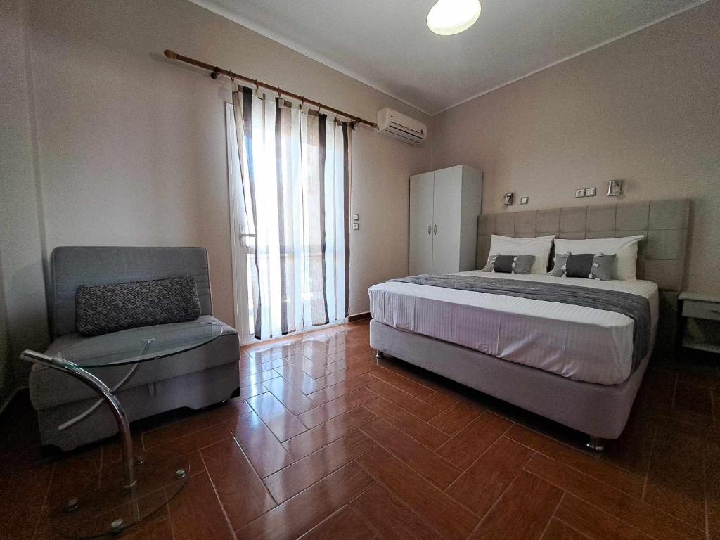 Posteľ alebo postele v izbe v ubytovaní house giota