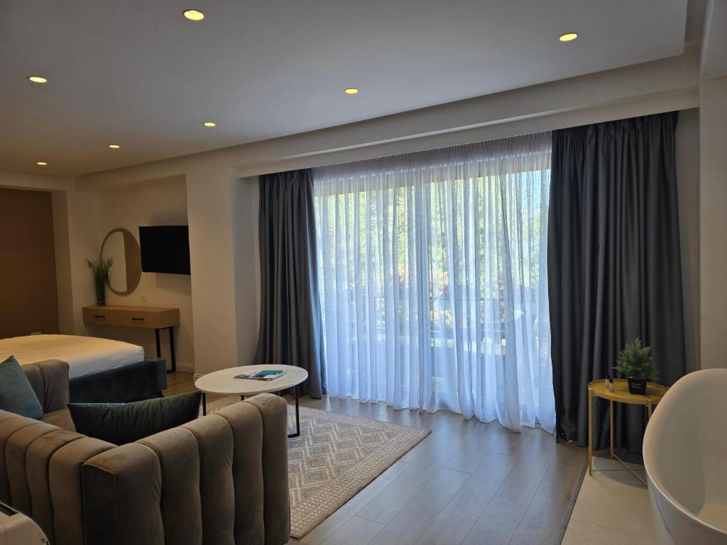 Posezení v ubytování Perla Hotel