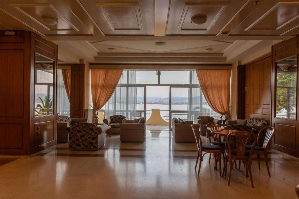 Posezení v ubytování Pappas Hotel
