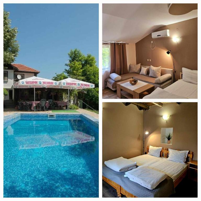 Bazén v ubytování Orehite-Family Hotel ,Food & Pool nebo v jeho okolí