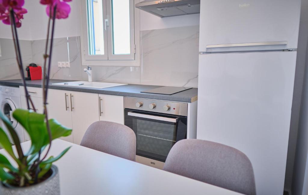 Kuchyň nebo kuchyňský kout v ubytování Il Castello Suites