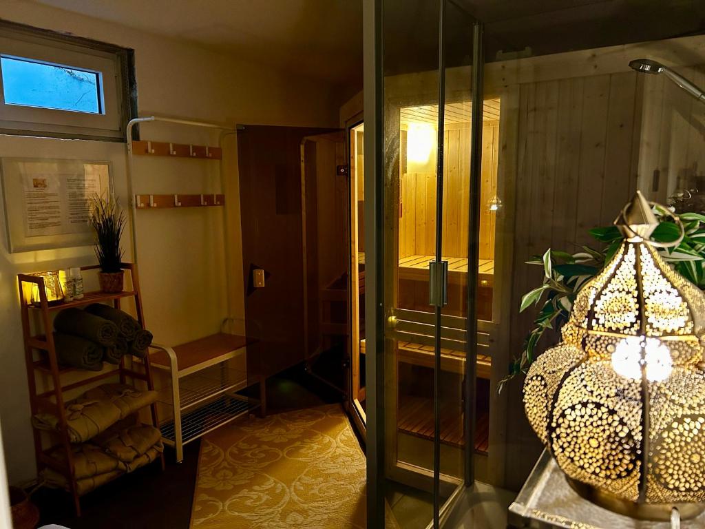Postel nebo postele na pokoji v ubytování LITELIVING Familiensuite BoHo