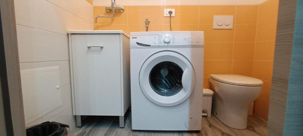 Koupelna v ubytování B&B Casa a Liu