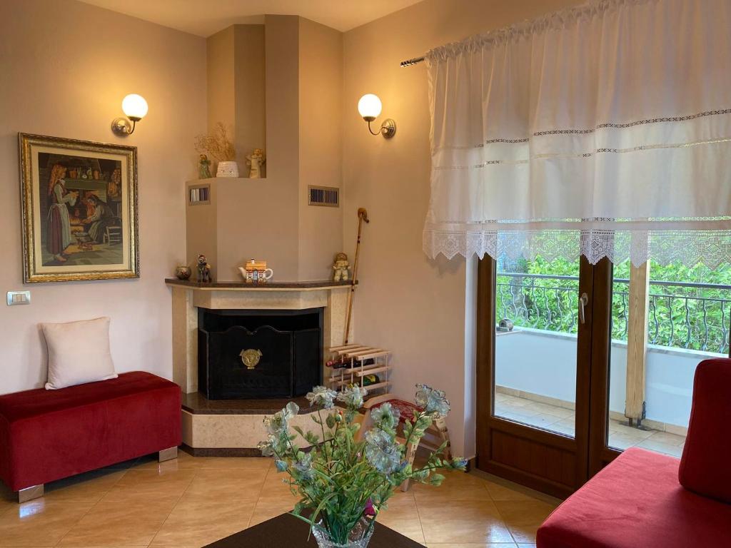 Posezení v ubytování Guest House Persa