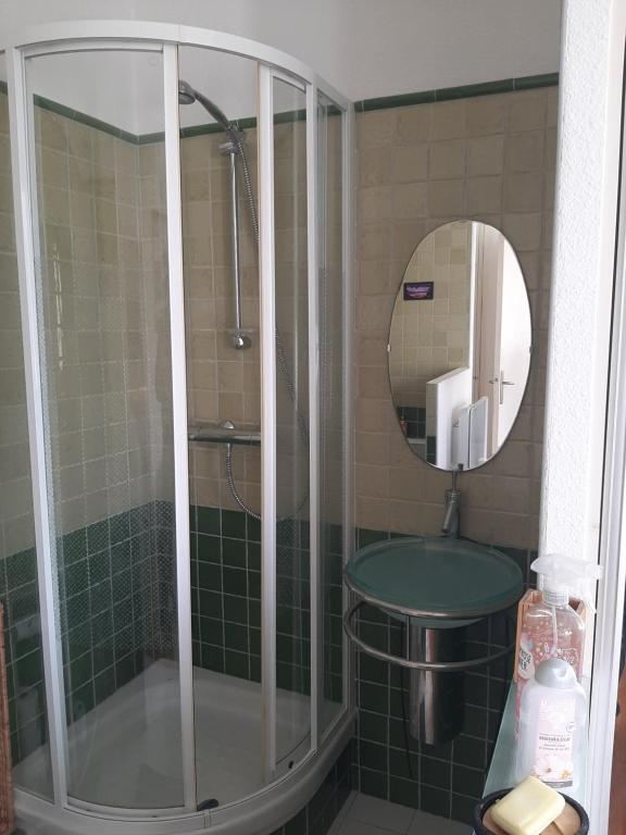 Koupelna v ubytování Chambre confortable en appartement partagé