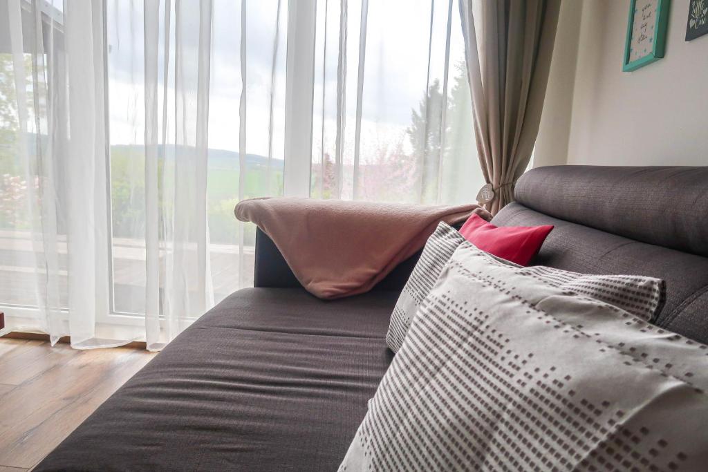 Posezení v ubytování Sweet Home