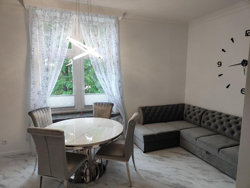 Posezení v ubytování Apartament Jak w banku