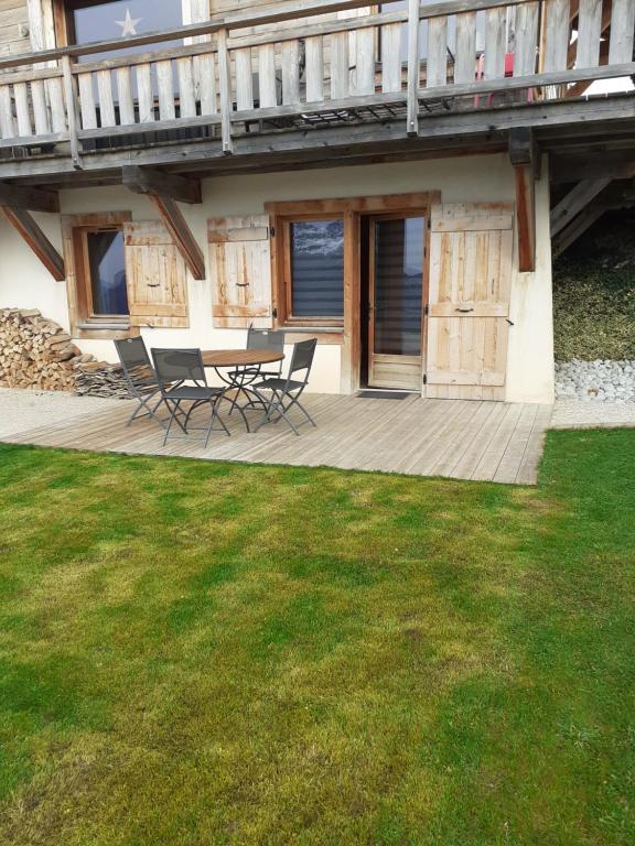 Zahrada ubytování Appartement alp'intages