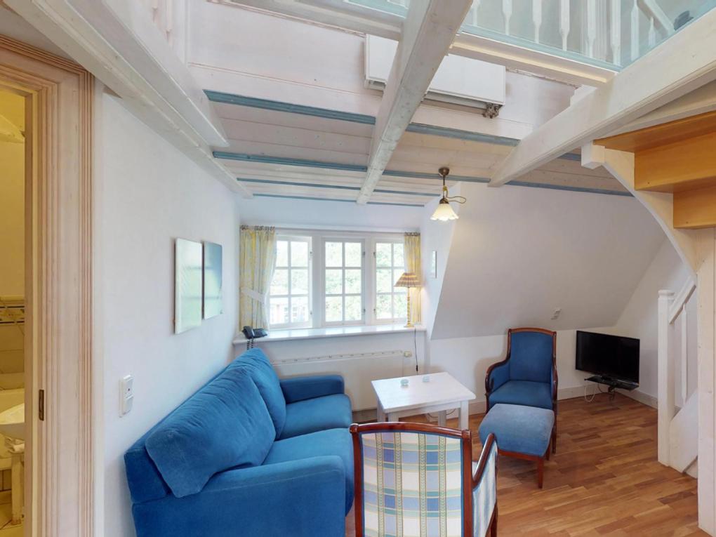 Posezení v ubytování Friesenhof, Haus Hafis Wohnung 8