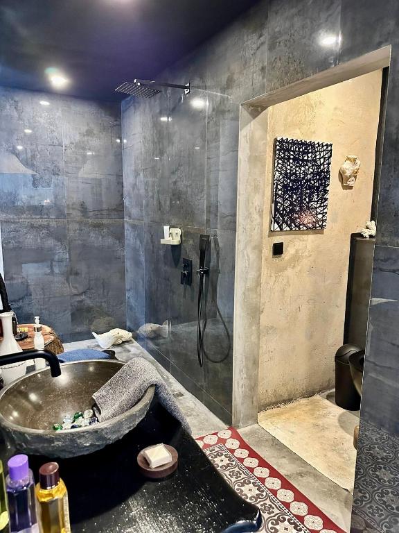 Koupelna v ubytování Thuishaven boutique mini-resort - no kids