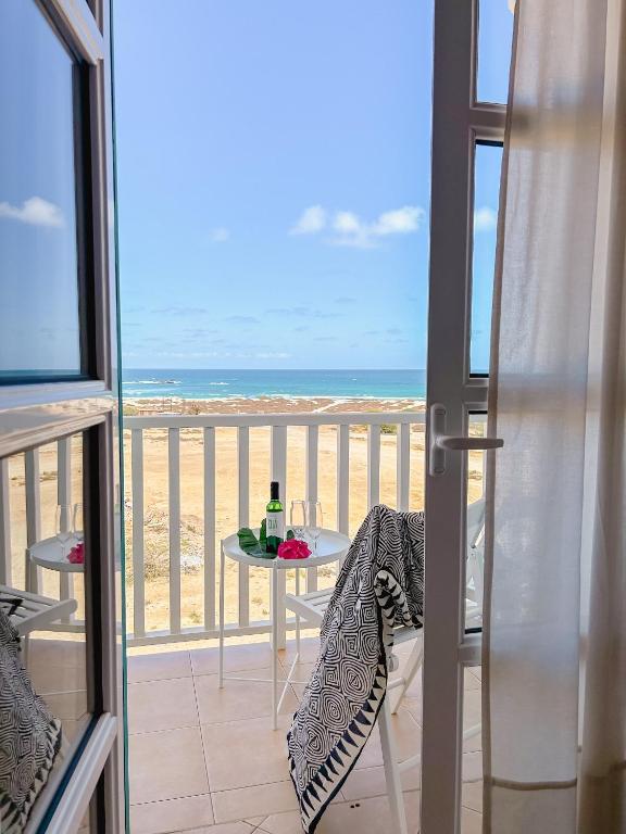 Balkón nebo terasa v ubytování Papaya Apartments Boa Vista