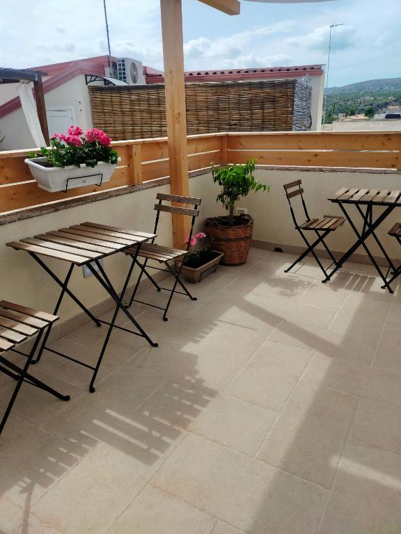 Balkón nebo terasa v ubytování Vicol8Netino