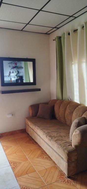 Posezení v ubytování Ofiuras Hostal