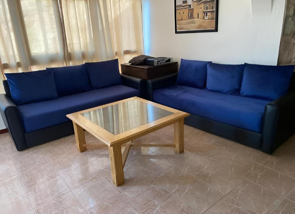 Posezení v ubytování Villa El Ghriss