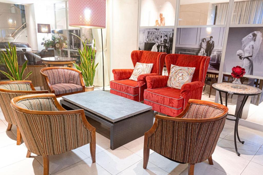 Posezení v ubytování Hotel Crystal Palace
