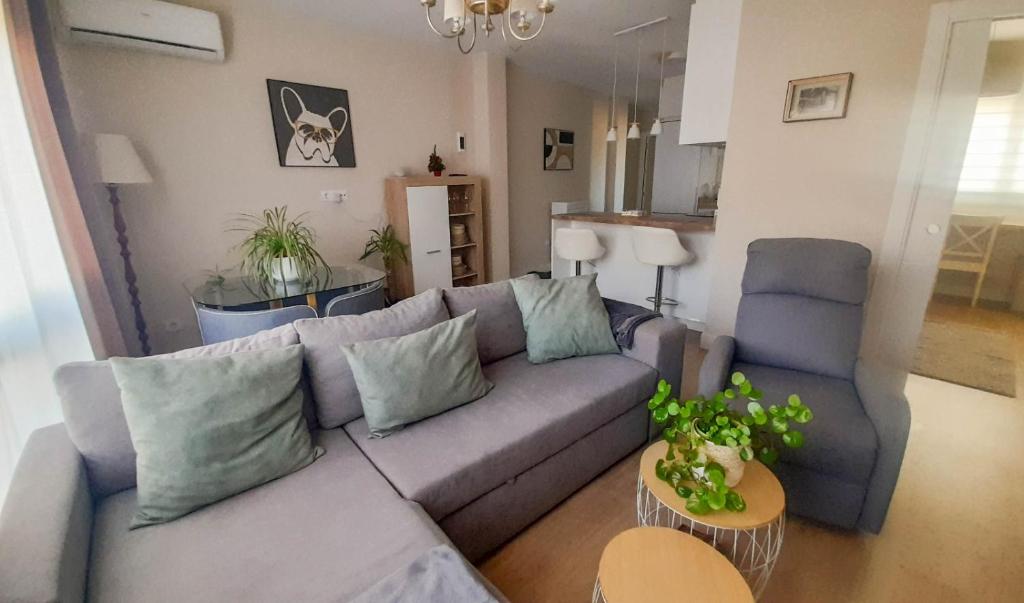 Khu vực ghế ngồi tại Apartamento 2 HABITACIONES Las Clavellina de Moret AT-CC-00803 Cáceres