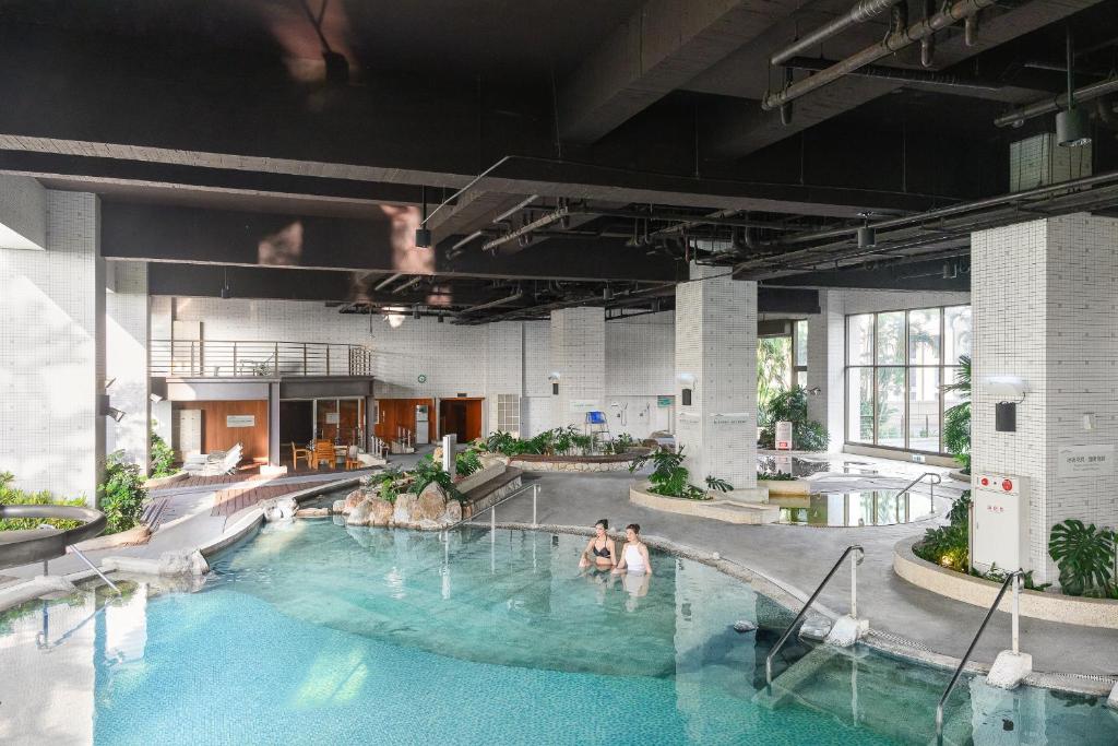 Bazén v ubytování Evergreen Resort Hotel - Jiaosi nebo v jeho okolí