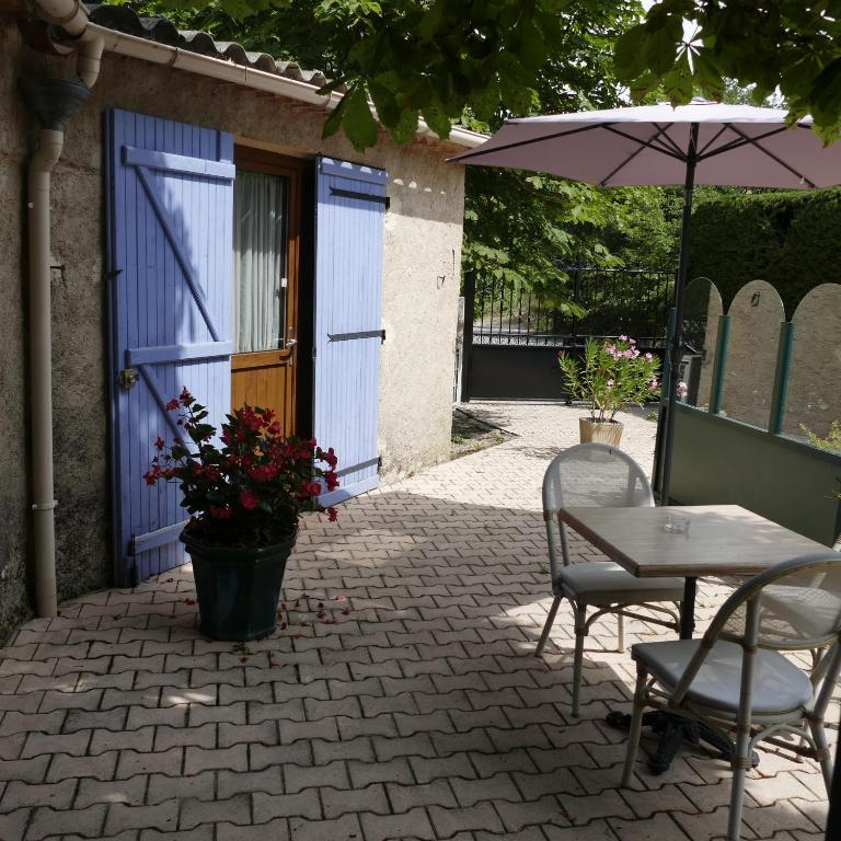 Patio nebo venkovní prostory v ubytování Le Bosquet