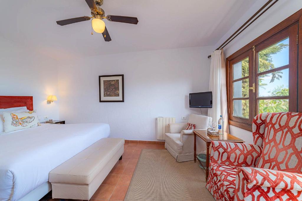Postel nebo postele na pokoji v ubytování Caserio de Mozaga - Hotel Rural