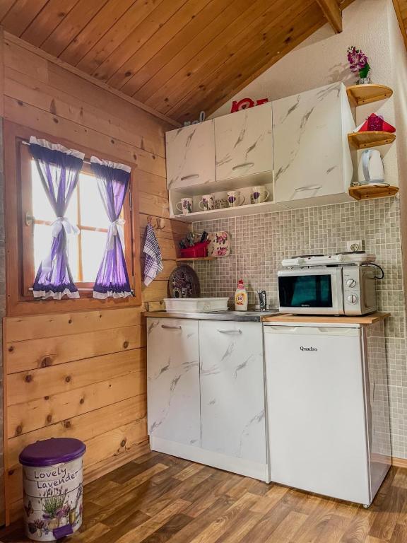 Kuchyň nebo kuchyňský kout v ubytování Cottage La Sierra with JACUZZI